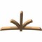 Ekena Millwork Davenport Timber Gable Bracket, Western Red Cedar, 96"W x 56"H x 5 1/2"D x 5 1/2"F, 14/12 Pitch GBW096X56X0606DAV00SWR - alternate 3